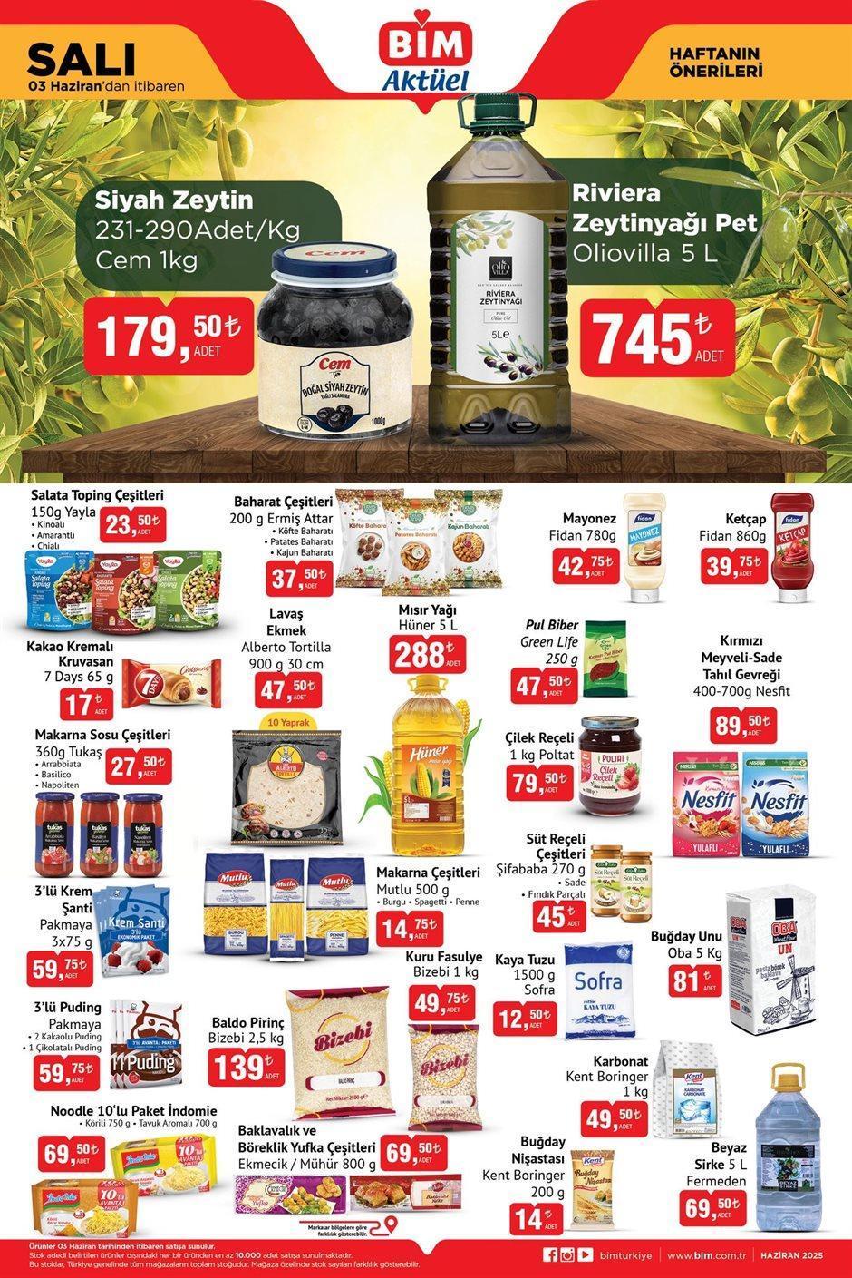 Bim Gıda Ürünleri